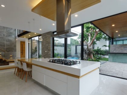 A Splendid Modern House with Bright Interior and White Walls in Colima, Mexico by Di Frenna Arquitectos (6)