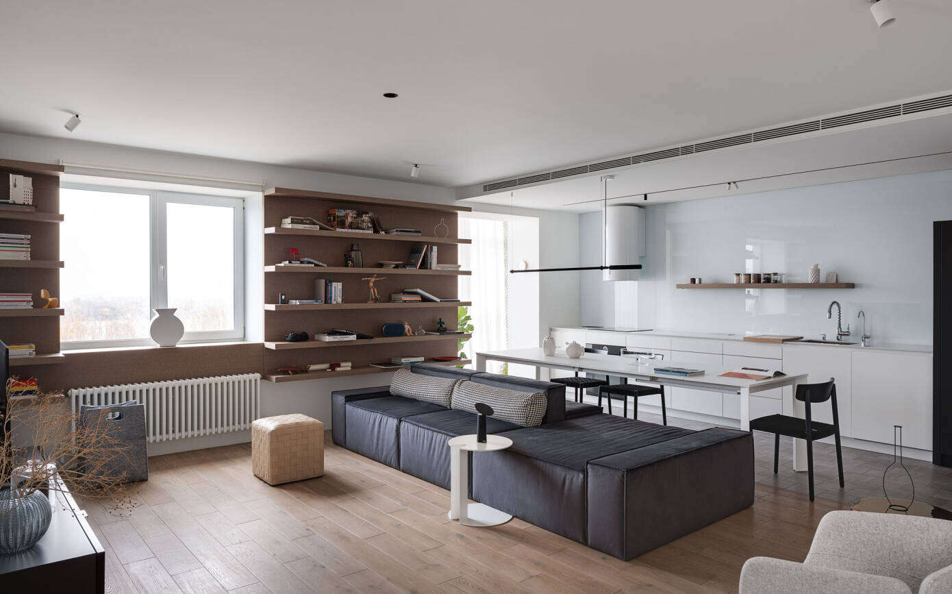 A Minimalist Apartment for a Family with Small Children in Dnipro, Ukraine by Azovskiy & Pahomova Architects (2)