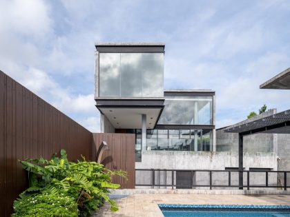 A Modern Concrete Home Offers a Playful Taste in Hat Yai, Thailand by Vive Design Studio (2)