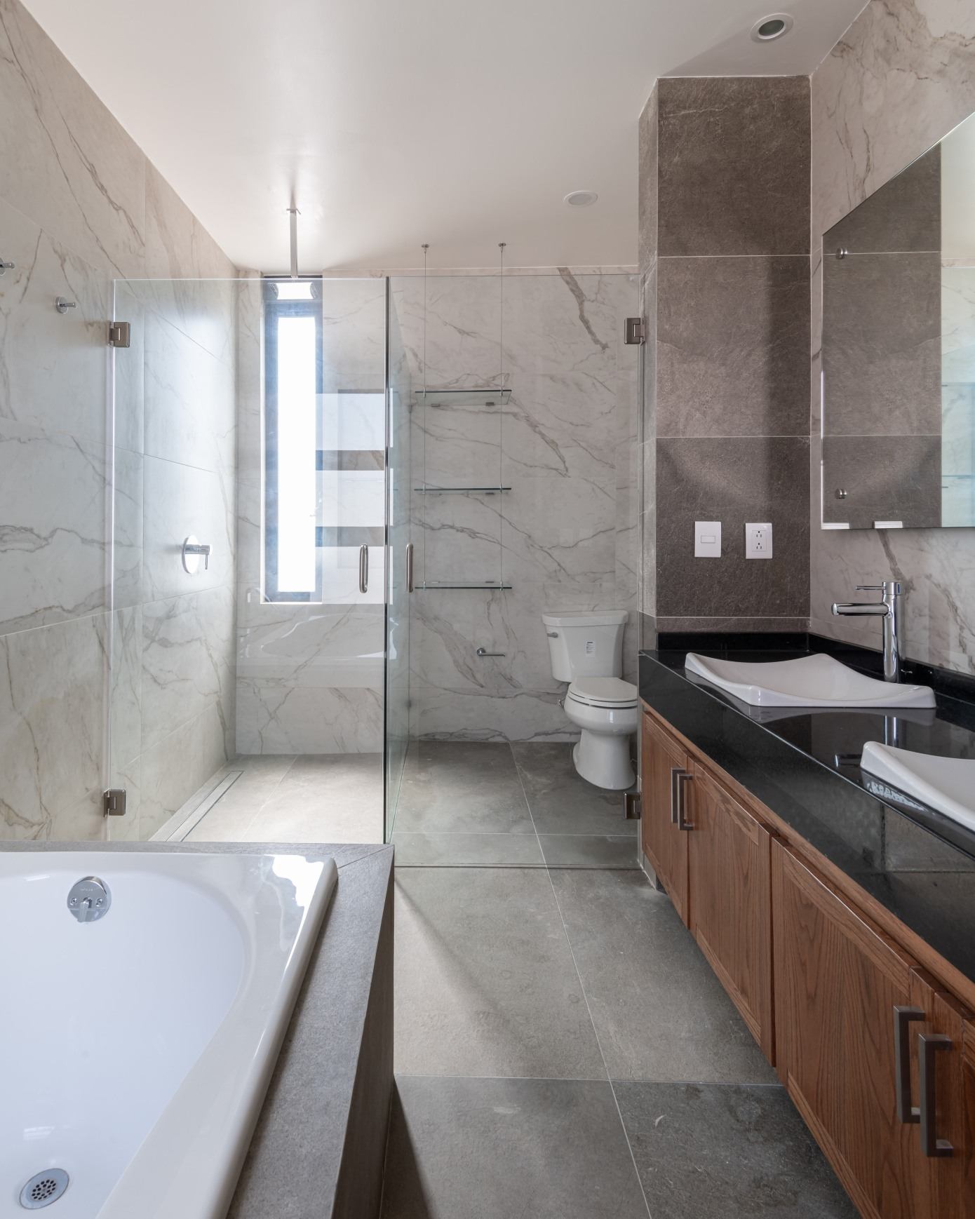 A Modern Home Features Stone, Wood, Glass and Steel in Aguascalientes, Mexico by Luis Magdaleno Veloz (18)