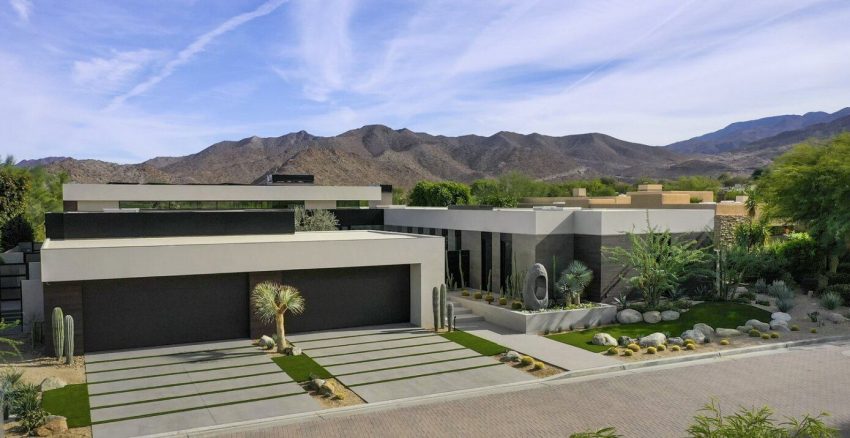 A Sophisticated Modern Desert Home with Mountain and Water Views in Palm Desert, California by Whipple Russell Architects (29)