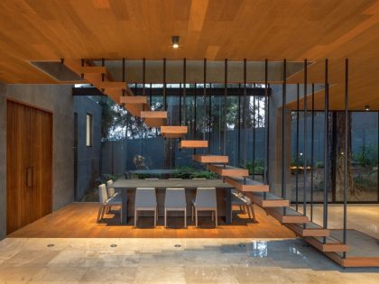 A Spacious Modern House with Warm and Cozy Interiors in Avándaro, Mexico by BRAG Arquitectos (10)