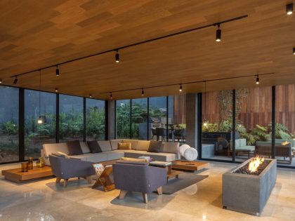 A Spacious Modern House with Warm and Cozy Interiors in Avándaro, Mexico by BRAG Arquitectos (4)