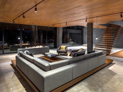 A Spacious Modern House with Warm and Cozy Interiors in Avándaro, Mexico by BRAG Arquitectos (5)