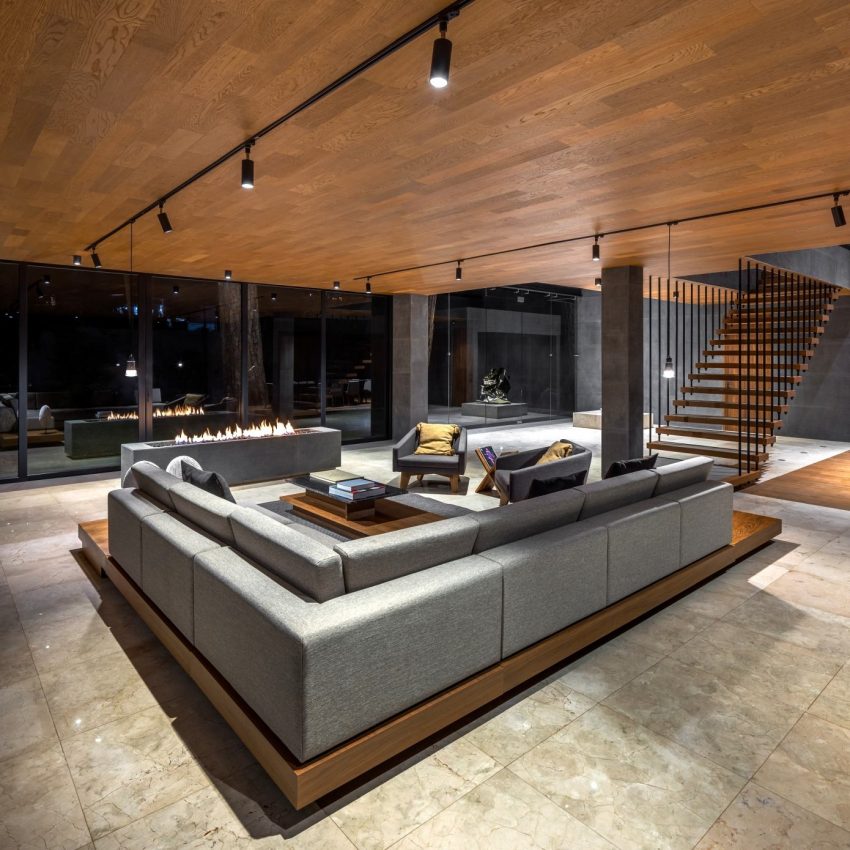 A Spacious Modern House with Warm and Cozy Interiors in Avándaro, Mexico by BRAG Arquitectos (5)