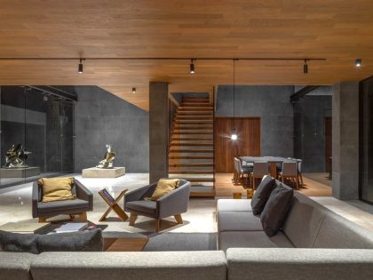 A Spacious Modern House with Warm and Cozy Interiors in Avándaro, Mexico by BRAG Arquitectos (6)