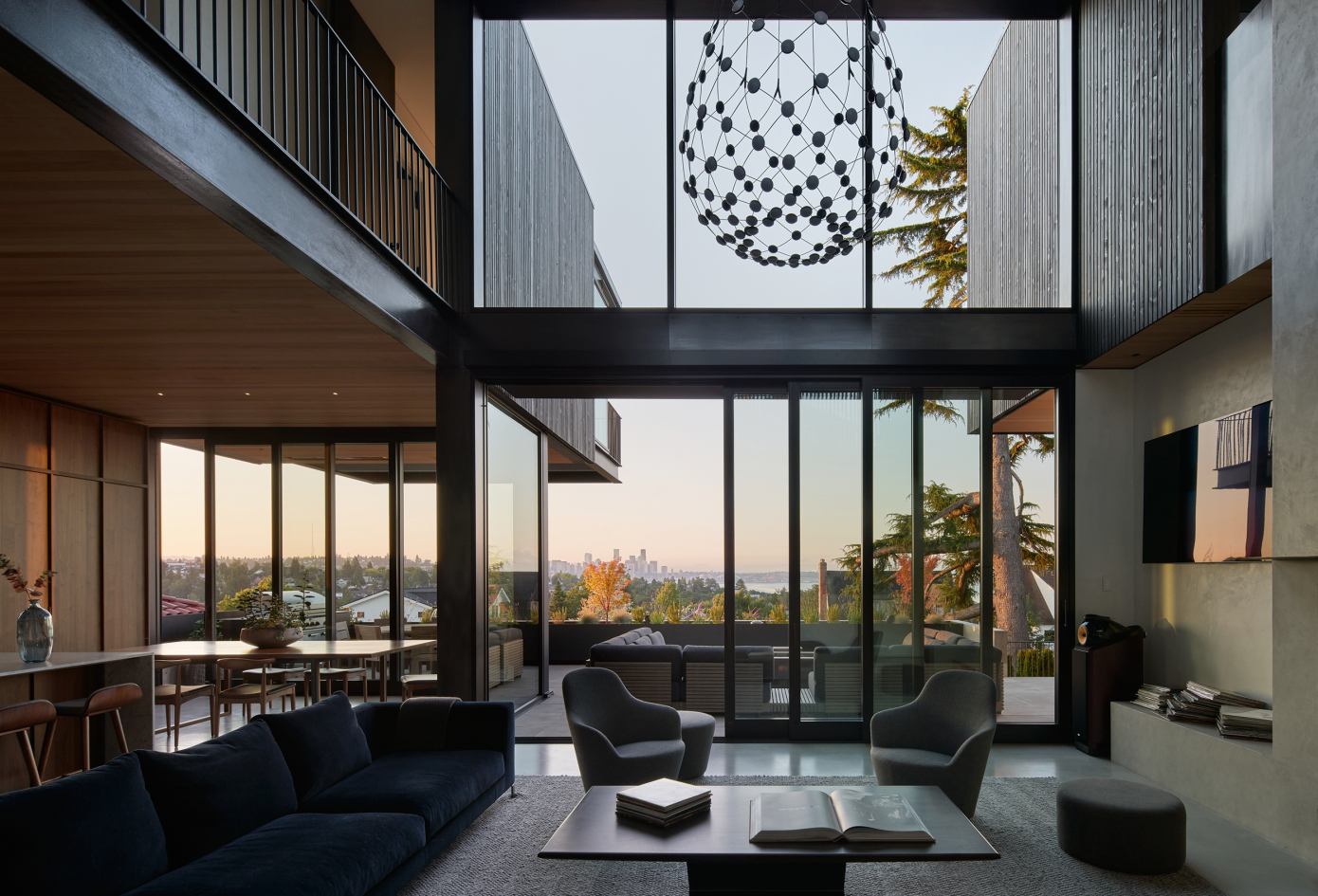 A Spectacular Cedar-Clad Home with Unparalleled Views in Seattle, Washington by GO’C (9)