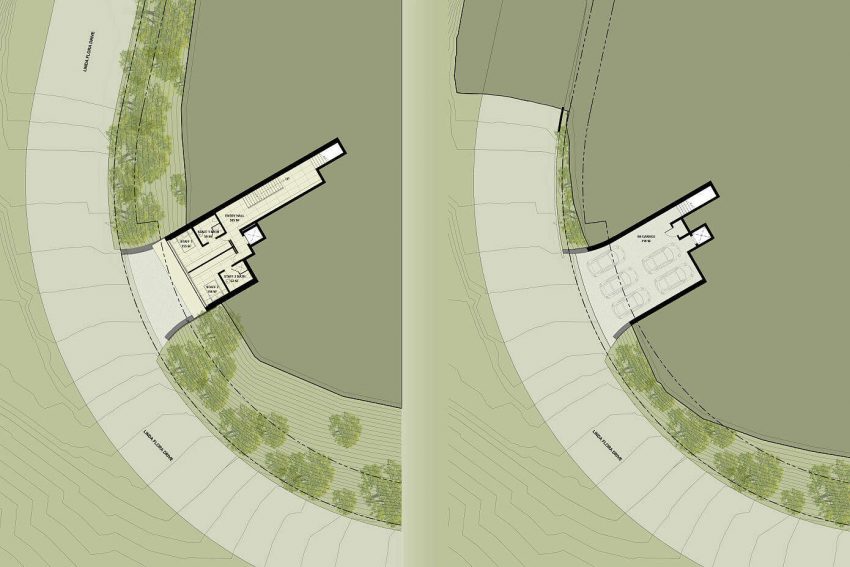 A Striking Propeller-Shaped Glass House with Mesmerizing Views in Bel Air, Los Angeles by SPF:architects (21)