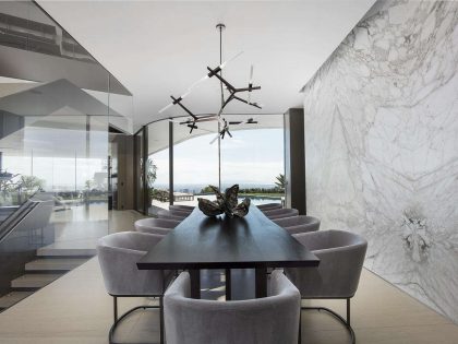 A Striking Propeller-Shaped Glass House with Mesmerizing Views in Bel Air, Los Angeles by SPF:architects (4)