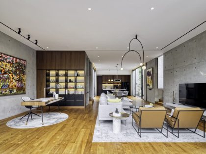 A Stunning Concrete Home for a Couple and Two Children in Semarang, Indonesia by Tamara Wibowo Architects (2)