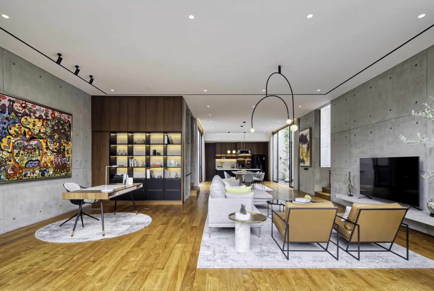 A Stunning Concrete Home for a Couple and Two Children in Semarang, Indonesia by Tamara Wibowo Architects (2)