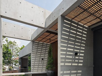A Stunning Concrete Home for a Couple and Two Children in Semarang, Indonesia by Tamara Wibowo Architects (20)