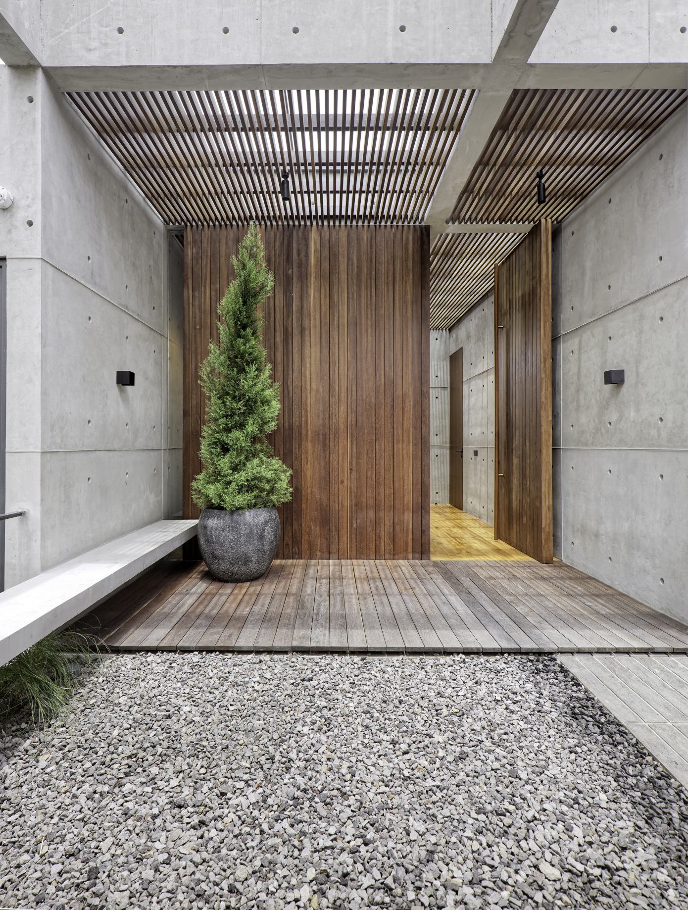 A Stunning Concrete Home for a Couple and Two Children in Semarang, Indonesia by Tamara Wibowo Architects (21)