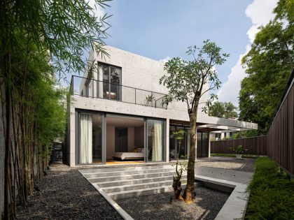 A Stunning Concrete Home for a Couple and Two Children in Semarang, Indonesia by Tamara Wibowo Architects (23)