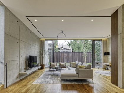 A Stunning Concrete Home for a Couple and Two Children in Semarang, Indonesia by Tamara Wibowo Architects (4)