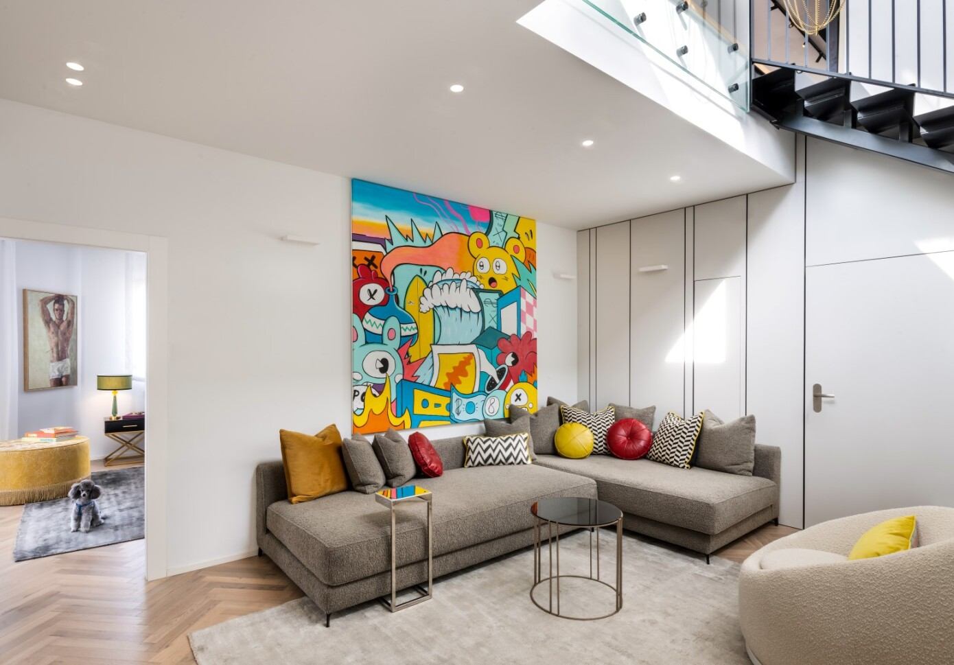 A Stunning Modern Penthouse for a Young Couple with a New Baby in Tel Aviv, Israel by Tzvia Kazayoff (10)