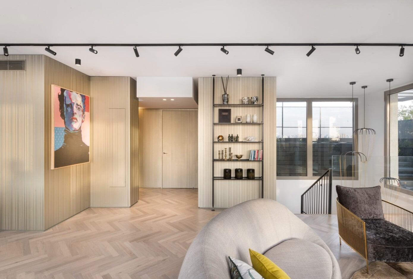 A Stunning Modern Penthouse for a Young Couple with a New Baby in Tel Aviv, Israel by Tzvia Kazayoff (4)