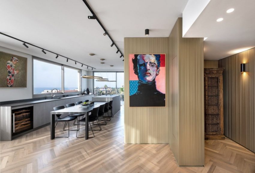 A Stunning Modern Penthouse for a Young Couple with a New Baby in Tel Aviv, Israel by Tzvia Kazayoff (7)
