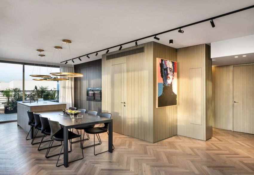 A Stunning Modern Penthouse for a Young Couple with a New Baby in Tel Aviv, Israel by Tzvia Kazayoff (8)