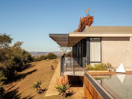 A Stunning Single-Family Home Set in the Pristine Landscape of Pietermaritzburg, South Africa by Elphick Proome Architecture (19)