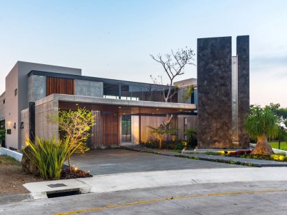 A Stunning and Luxurious Concrete House Framed by a Vast Vegetation of Colima, Mexico by Di Frenna Arquitectos (17)