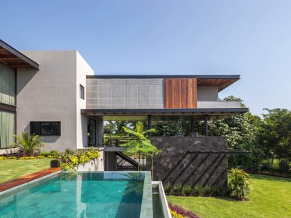 A Stunning and Luxurious Concrete House Framed by a Vast Vegetation of Colima, Mexico by Di Frenna Arquitectos (2)