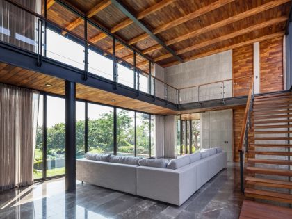 A Stunning and Luxurious Concrete House Framed by a Vast Vegetation of Colima, Mexico by Di Frenna Arquitectos (3)