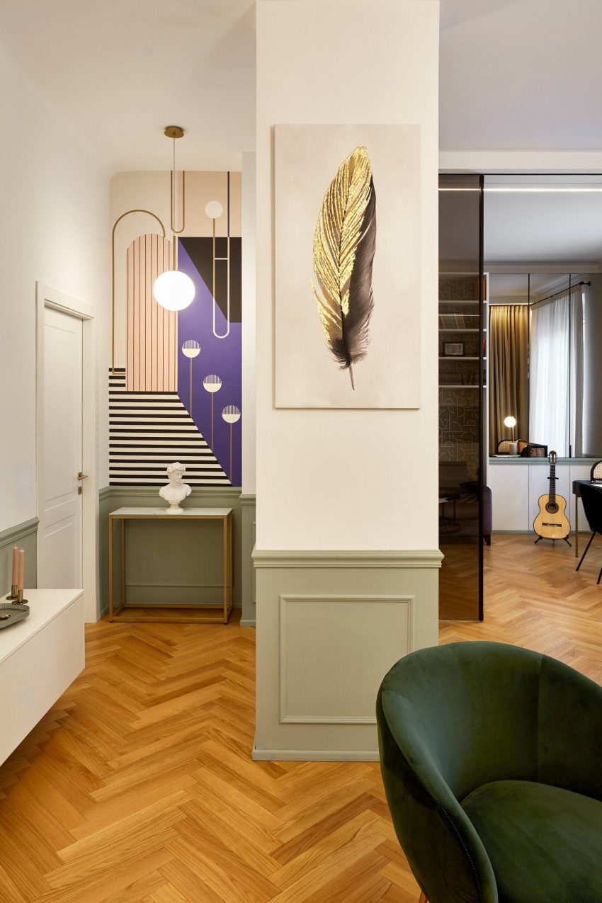 A Stylish Contemporary Apartment That Focuses on Music in Milan, Italy by Giacomo Nasini (8)