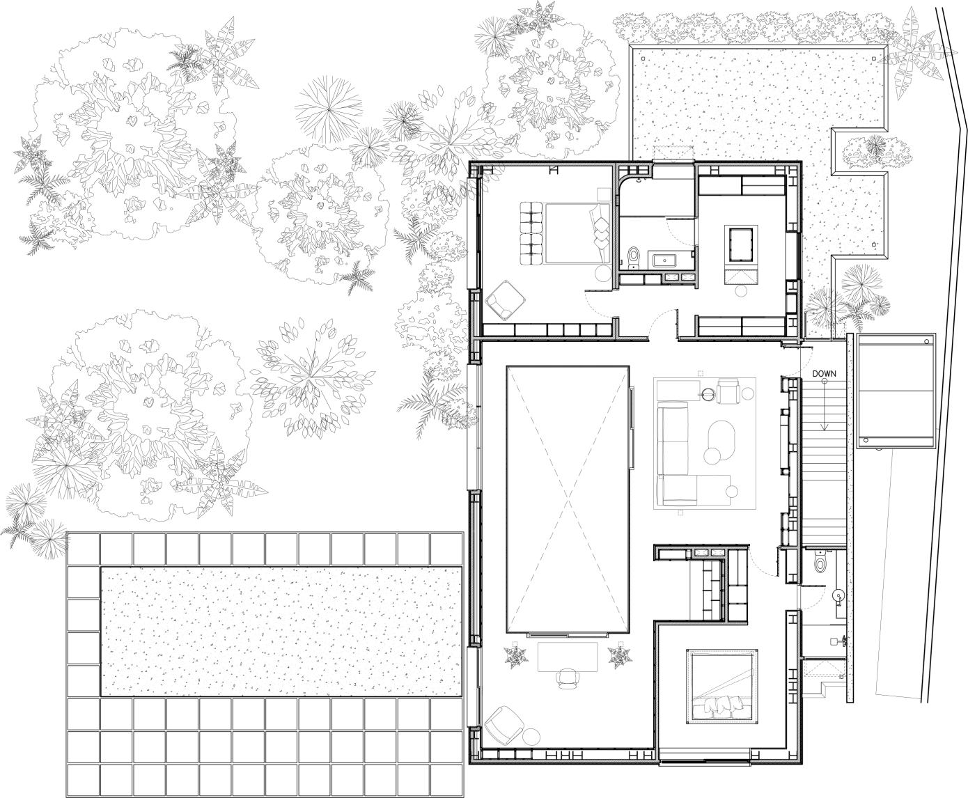 A Unique and Impressive Contemporary Home Amid Lush Greenery in Bangkok, Thailand by Maincourse Architect (21)