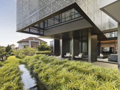A Warm Contemporary Home with Golf Field Views in Bogor City, Indonesia by Gets Architects (13)