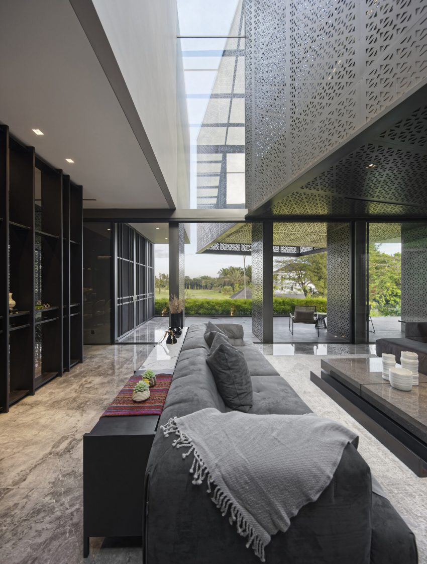 A Warm Contemporary Home with Golf Field Views in Bogor City, Indonesia by Gets Architects (3)