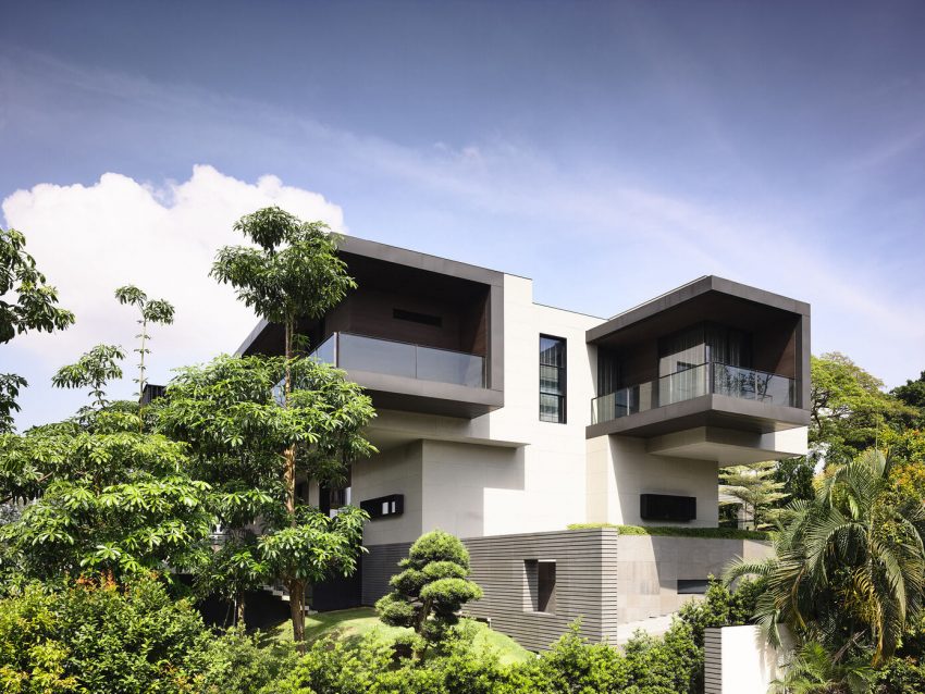 An Elegant Contemporary Home with Dramatic Views in Singapore by K2LD Architects (15)