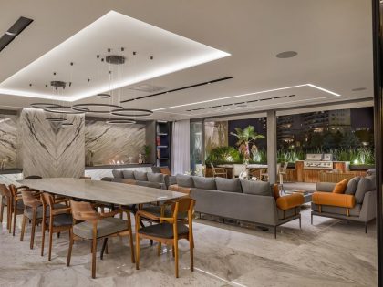 An Elegant and Luxury Modern Home with Unique and Sober Tones in Mexico City by Taller David Dana (8)