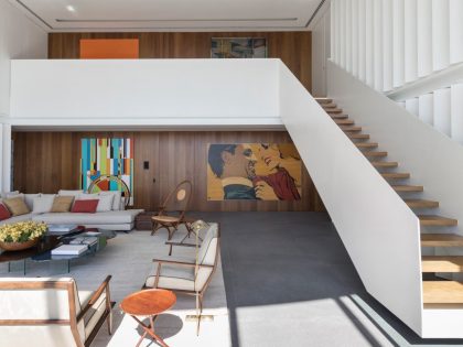 An Elegant and Mesmerizing Contemporary Duplex in São Paulo, Brazil by Bernardes Arquitetura (3)