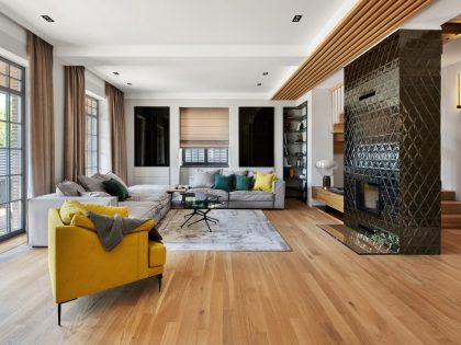 An Unusual Contemporary Home for a Young Family in Kaliningrad, Russia