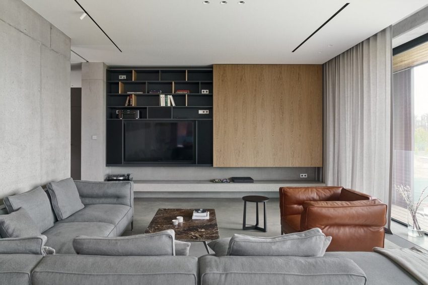 EV Architects Designs a Striking Minimalist Apartment in Poznań, Poland (1)