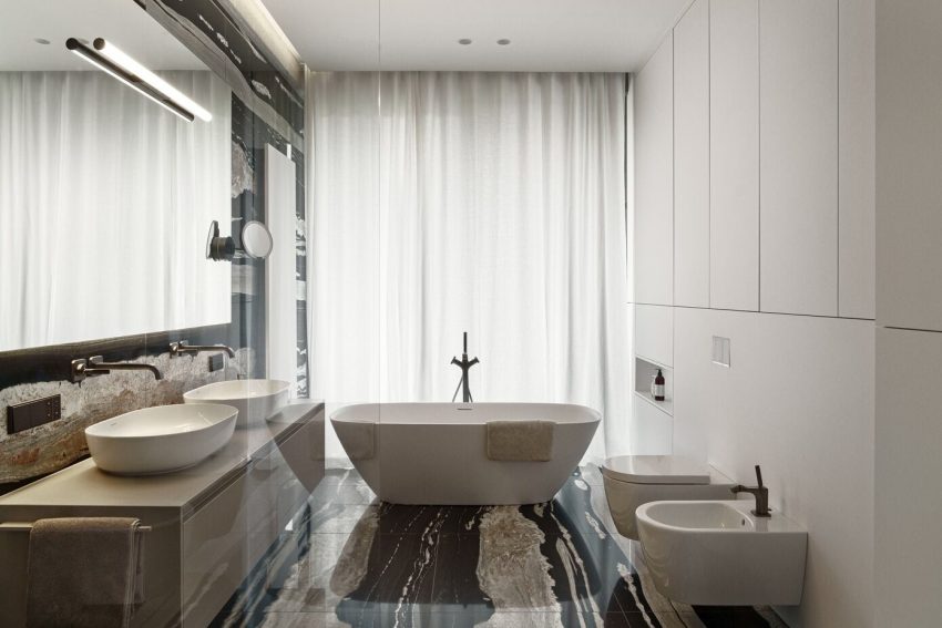 EV Architects Designs a Striking Minimalist Apartment in Poznań, Poland (13)
