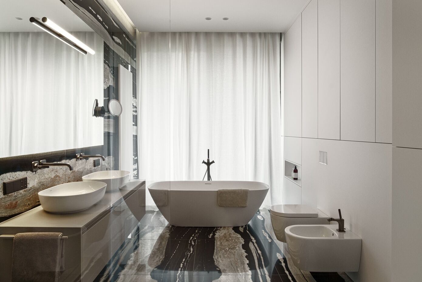 EV Architects Designs a Striking Minimalist Apartment in Poznań, Poland (13)