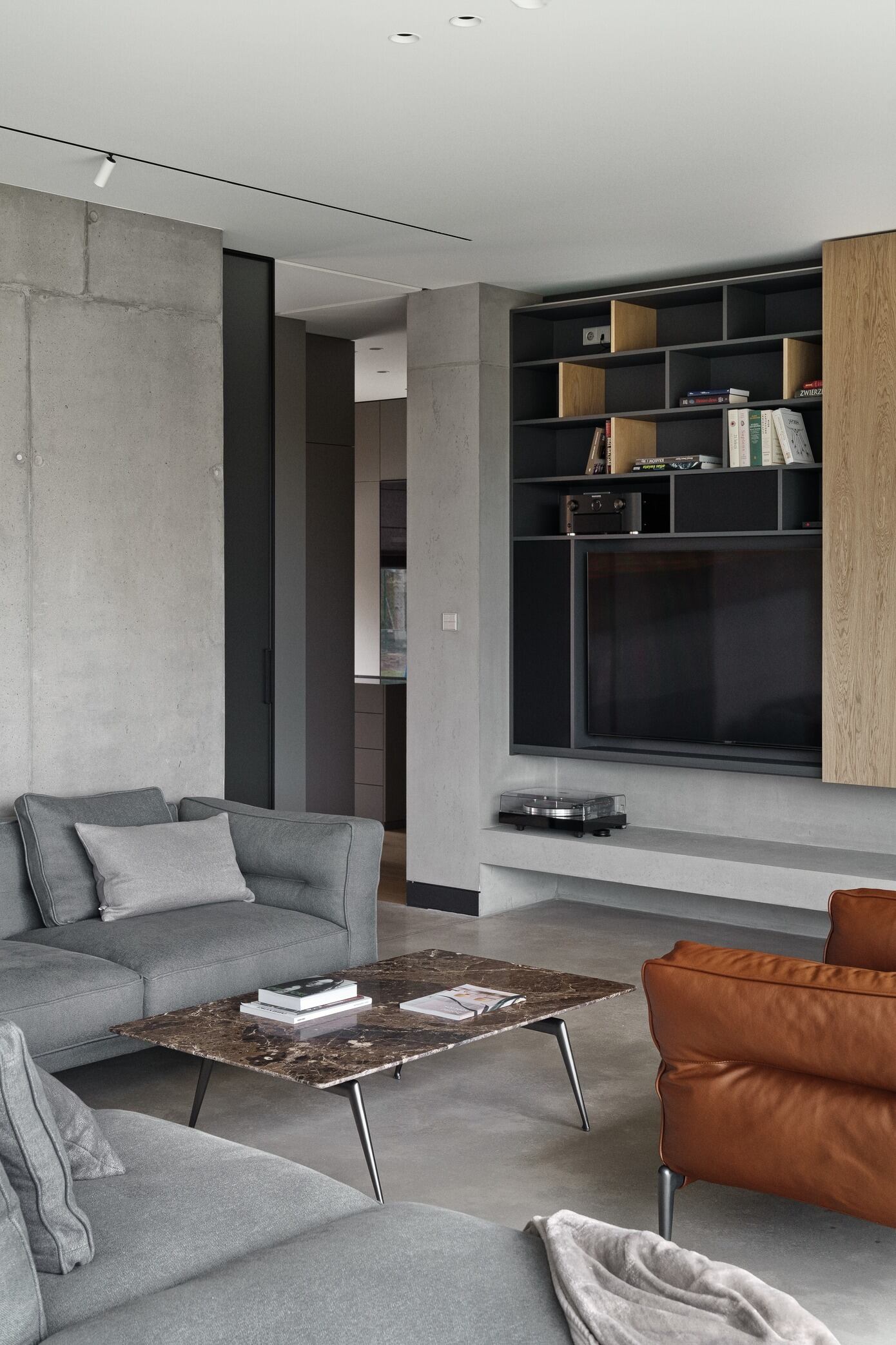 EV Architects Designs a Striking Minimalist Apartment in Poznań, Poland (2)