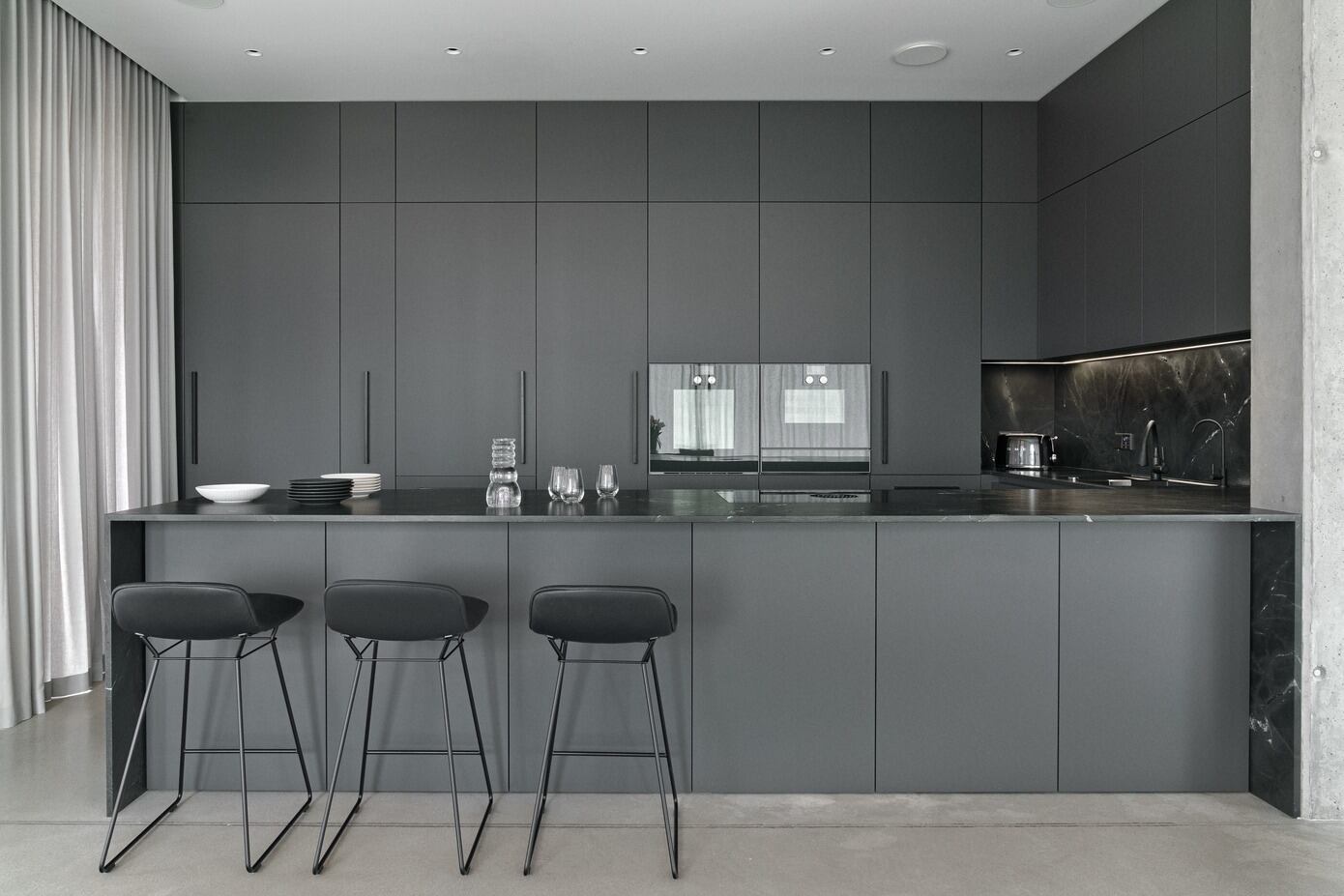 EV Architects Designs a Striking Minimalist Apartment in Poznań, Poland (4)