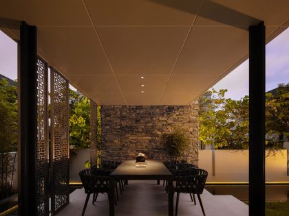 Villa Near Dahao Lake, a Luxurious Modern House in China by Foshan Topway Design (24)